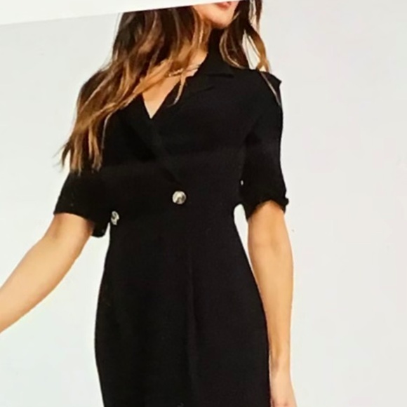 ASOS wrap tux midi dress size 12 - Picture 1 of 6